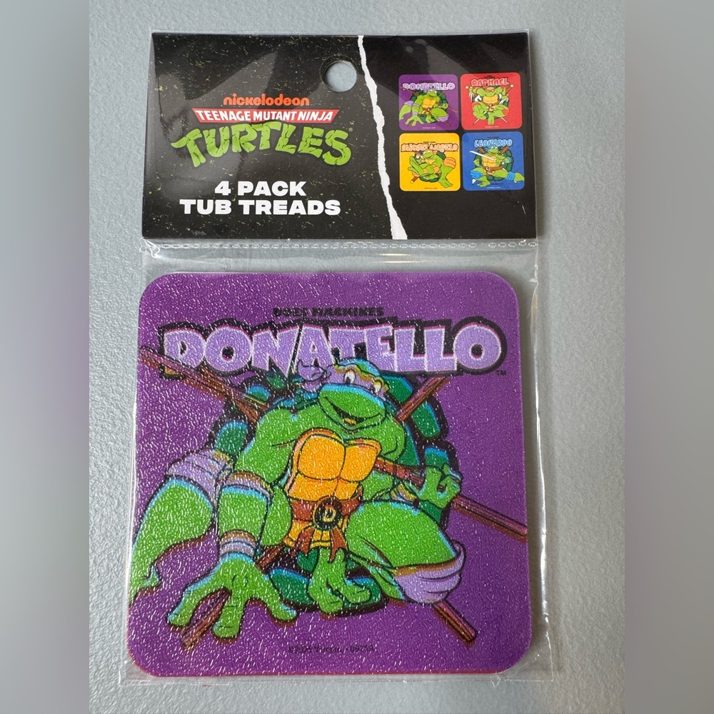 Teenage Mutant Ninja Turtles Donatello Leonardo Raphael  Purple Tub Tread - 4